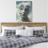 Crystal Portrait キャンバスプリント (インサイチュ (寝室))