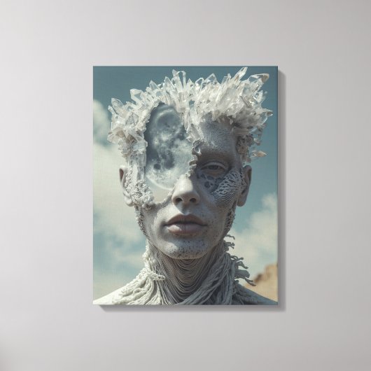 Crystal Portrait キャンバスプリント (正面)