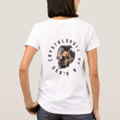 Crystal skull tシャツ (裏面)