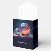 Crystal Snowballs Christmas Holiday Gift Box フェイバーボックス (オープン)