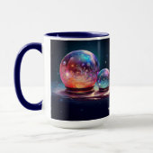 Crystal Snowballs Christmas Holiday Mug マグカップ (左)