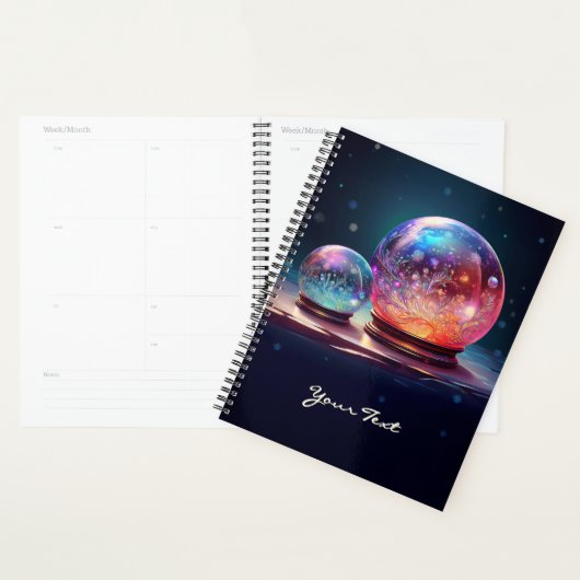 Crystal Snowballs Christmas Holiday Planner プランナー手帳 (ディスプレー)