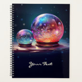 Crystal Snowballs Christmas Holiday Planner プランナー手帳 (正面)