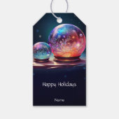 Crystal Snowballs Holiday Gift Tag ギフトタグ (正面)
