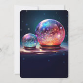 Crystal Snowballs Holiday Party Invitation 招待状 (裏面)