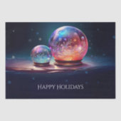 Crystal Snowballs Holiday Tissue Paper 薄葉紙 (正面)