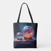 Crystal Snowballs Holiday Tote Bag トートバッグ (裏面)