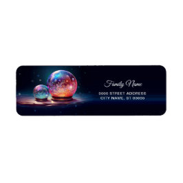Crystal Snowballs Return Address Label ラベル