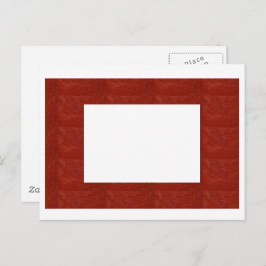 Crystal Stone :縁ど EDITABLE追加の文字またはイメージ ポストカード (正面/裏面)