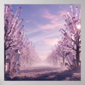 Crystal Trees Avenue in the Pink Horizon ポスター (正面)