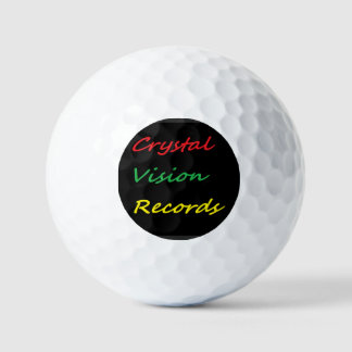 crystal vision records golf balls ゴルフボール
