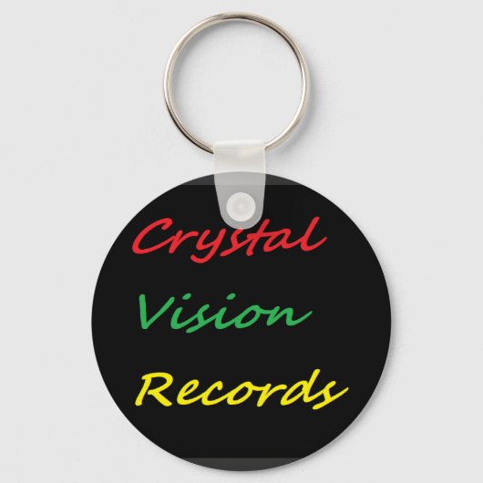 Crystal Vision Records Tシャツ キーホルダー (正面)