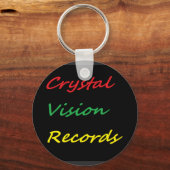 Crystal Vision Records Tシャツ キーホルダー (正面)