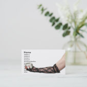 CrystalBallHoldの名前、住所1の住所2、Co… 名刺 (スタンド正面)