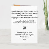 Crystaline端 カード (裏面)