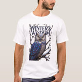 Crystalized Forest Owl T-Shirt, Premium  Tシャツ (正面)