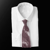 Crystalized Mauve Agate | Dusty Rose Pink Marble ネクタイ