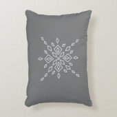 Crystalized Snowflake アクセントクッション (正面(垂直))