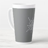 Crystalized Snowflake カフェラテマグ (左アングル)