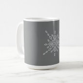 Crystalized Snowflake コーヒーマグカップ (正面左)