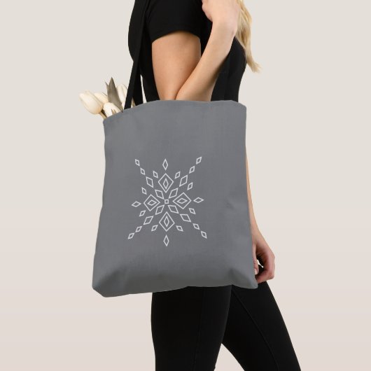 Crystalized Snowflake トートバッグ (クローズアップ)