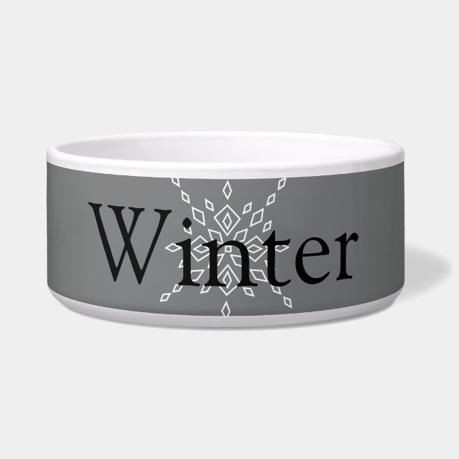 Crystalized Snowflake ボウル (正面)