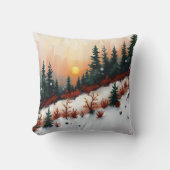 Crystalline Comfort A Harmonic Bloom Winter Light クッション (正面)