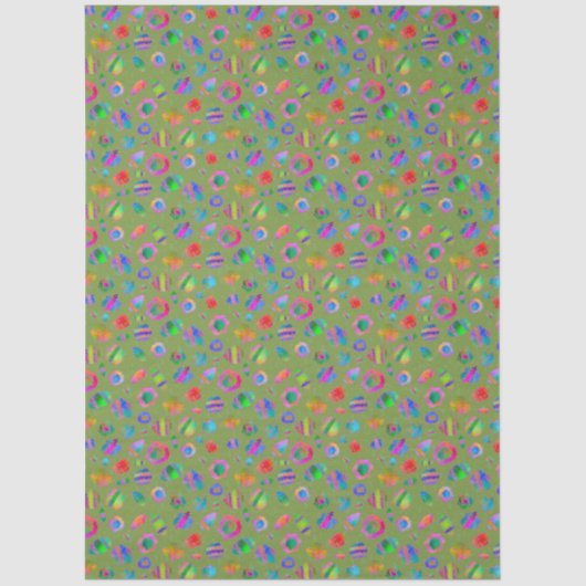 Crystalline Riverbed Moss Green 薄葉紙 (正面)