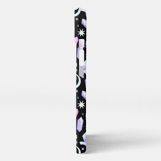 "Crystals and moons" сase iPhoneケース (左側面)