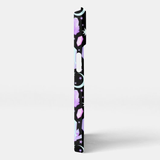 "Crystals and moons" сase iPhoneケース (右側面)