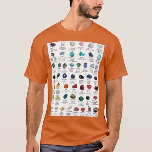crystals gemstones identification Premium retro Tシャツ (正面)