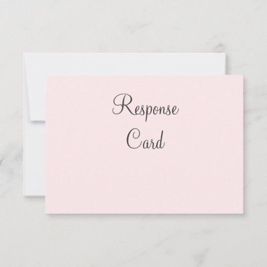 Crystal's Wedding RSVP (ピンク) (裏面)