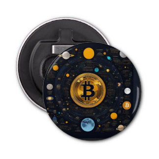 Crytpo - Bitcoinシャツ – Moon time AI 栓抜き