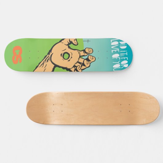 CSは愛デッキのためのそれをしました スケートボード (横)