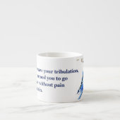 CSルイス引用文のマグカップ エスプレッソカップ (正面)