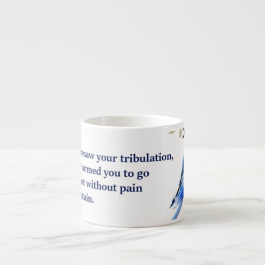 CSルイス引用文のマグカップ エスプレッソカップ (正面)