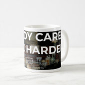 CS誰も気にしない頑張れ激励マグ コーヒーマグカップ (正面右)