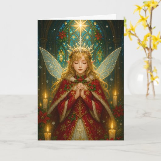 CS001_Charming Fairy - Christmas Edition #1 カード (黄色い花)