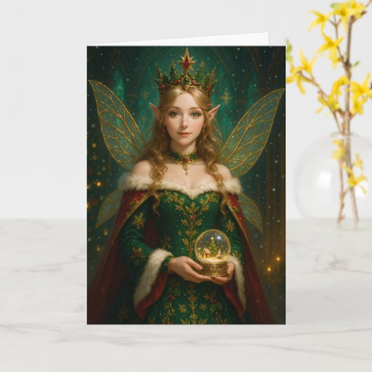 CS002_Charming Fairy - Christmas Edition #2 カード (黄色い花)