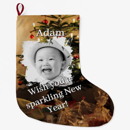 CS01 ラージクリスマスストッキング (正面)