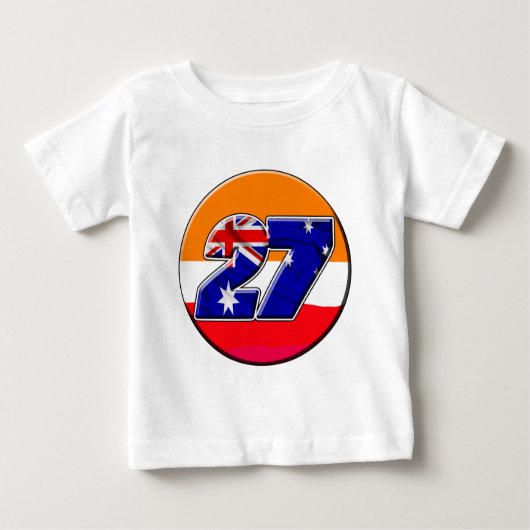 CS27repcircle ベビーTシャツ (正面)