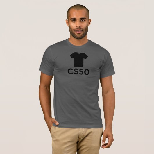 CS50ワイシャツ Tシャツ (正面フル)