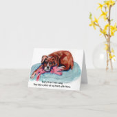 cs82スパッツ、彼女のバニー詰まったと癒しのメッセージ カード (黄色い花)