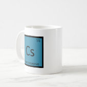 Cs - カンポサウルス 恐竜 エレメント シンボル コーヒーマグカップ (正面左)