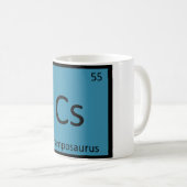 Cs - カンポサウルス 恐竜 エレメント シンボル コーヒーマグカップ (正面右)