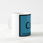 Cs - カンポサウルス 恐竜 エレメント シンボル コーヒーマグカップ (正面左)