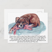 cs.82水の色の絵画アップと癒しの損失 ポストカード (正面/裏面)