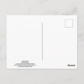 cs.82水の色の絵画アップと癒しの損失 ポストカード (裏面)