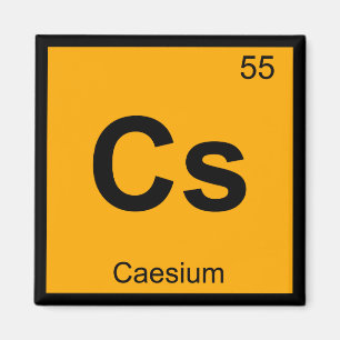 Cs - Casium Chemistryの周期表記号 マグネット