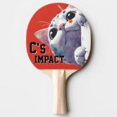 C's IMPACT Cute Cat 卓球ラケット (裏面)